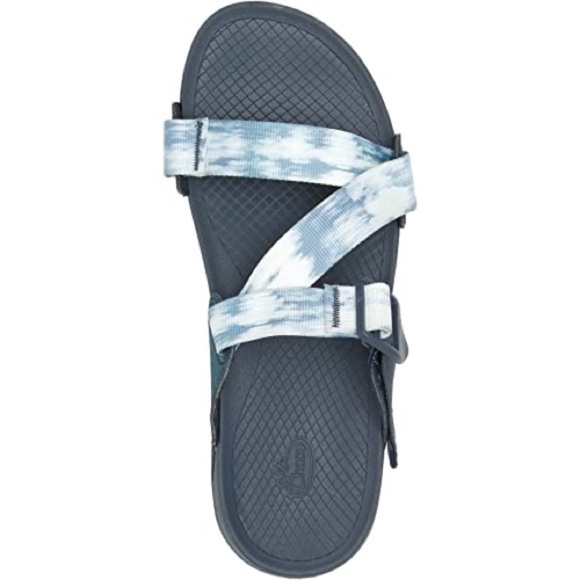 Chaco Women’s Lowdown Slidesandal Faded Blue Fog Tie-Dye Straps Size 7 - Picture 7 of 8